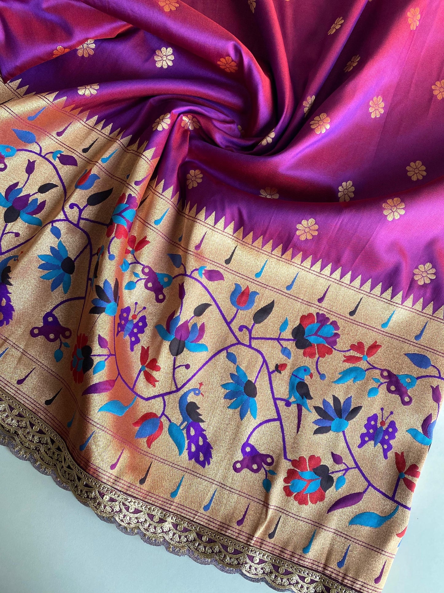 Peacock Paithani