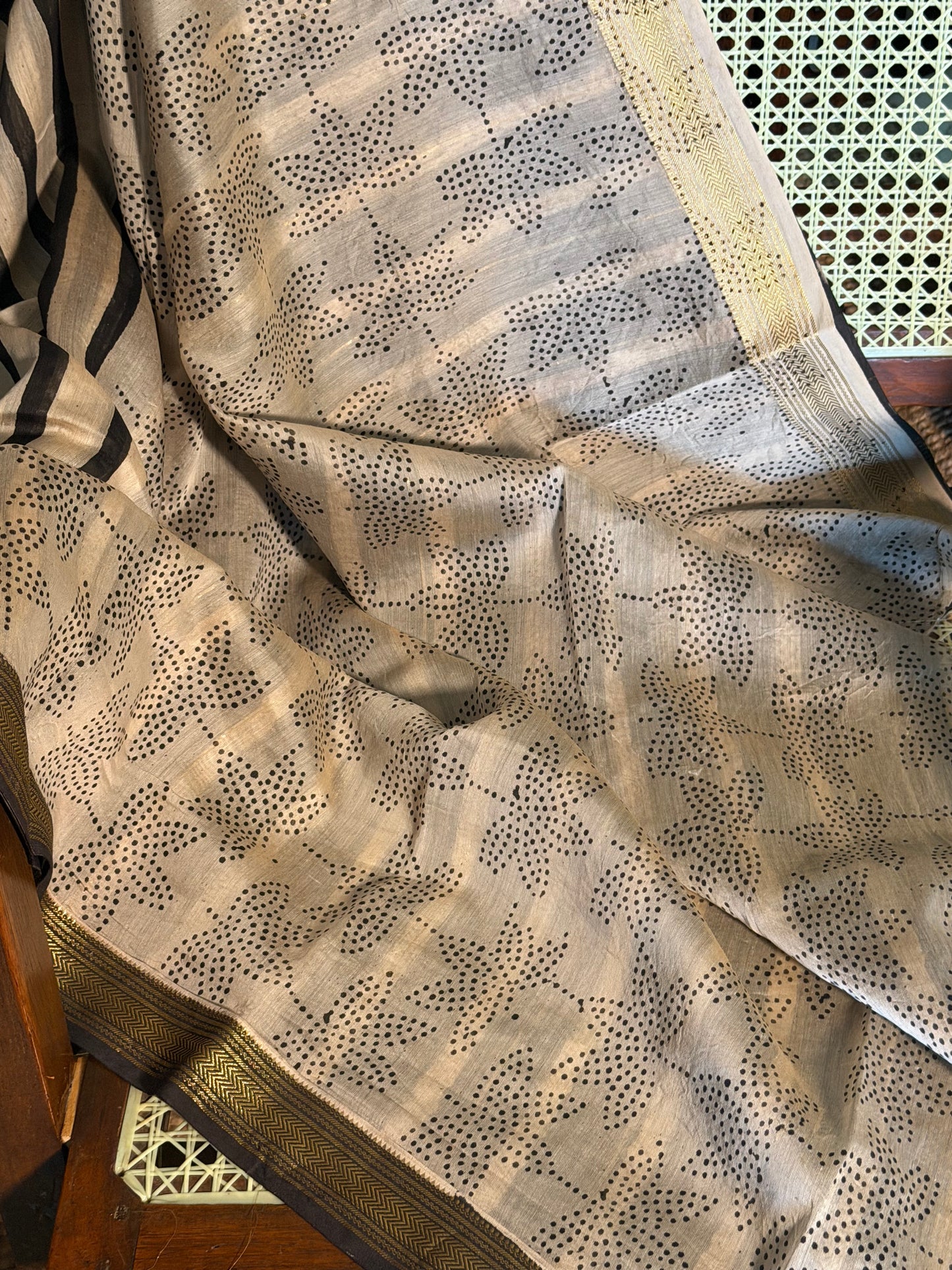 Mehika Maheshwari Silk Saree