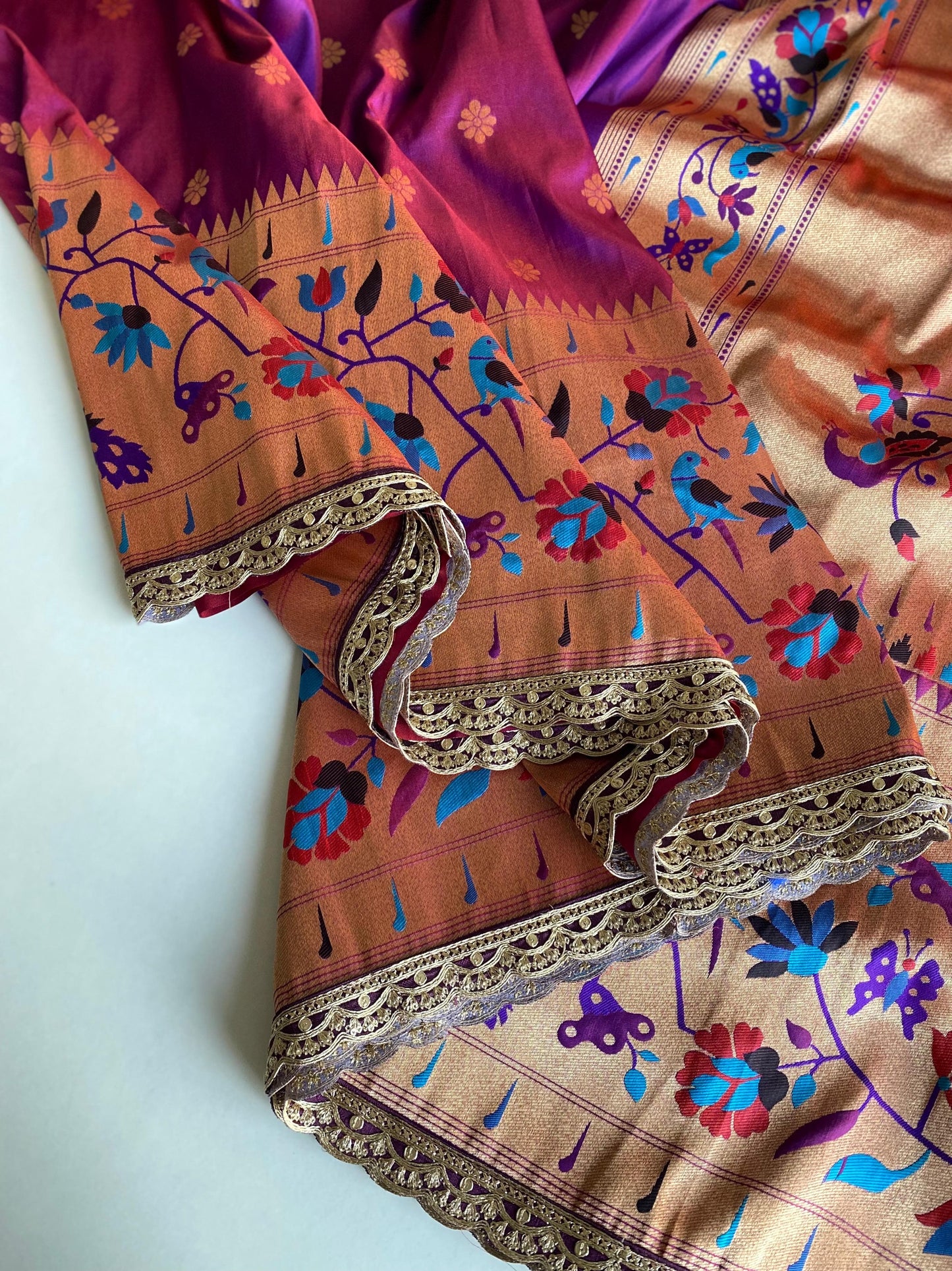 Peacock Paithani