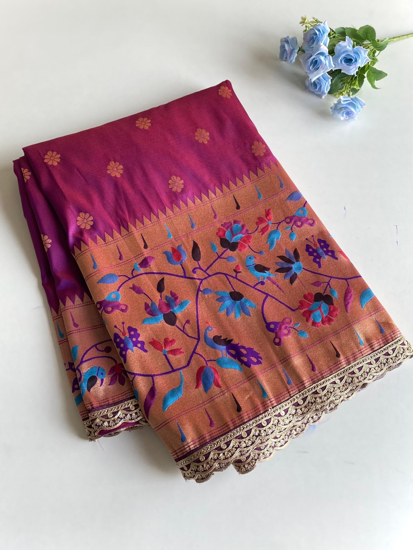 Peacock Paithani