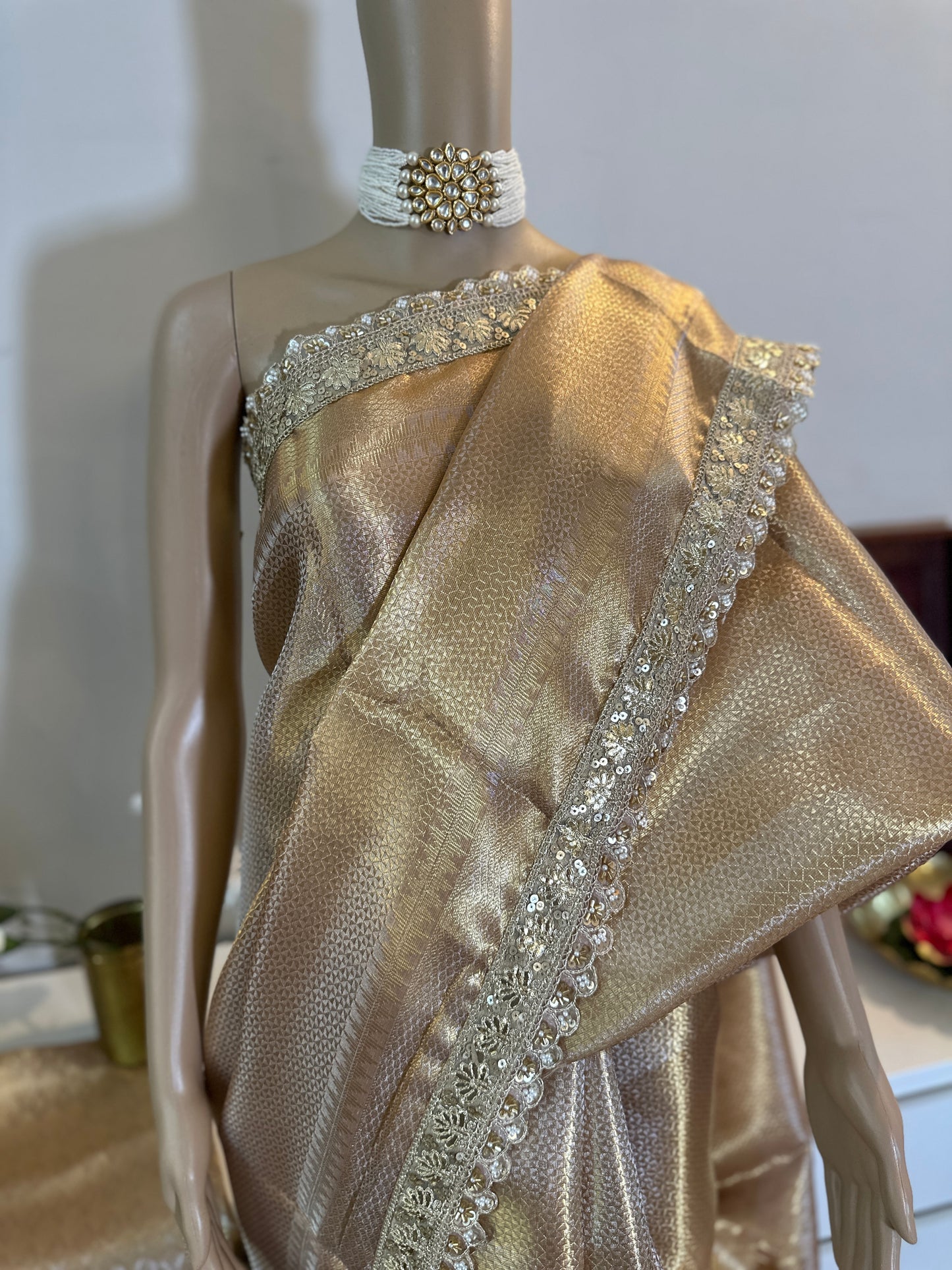 Varnika Kanjivaram Tissue Saree