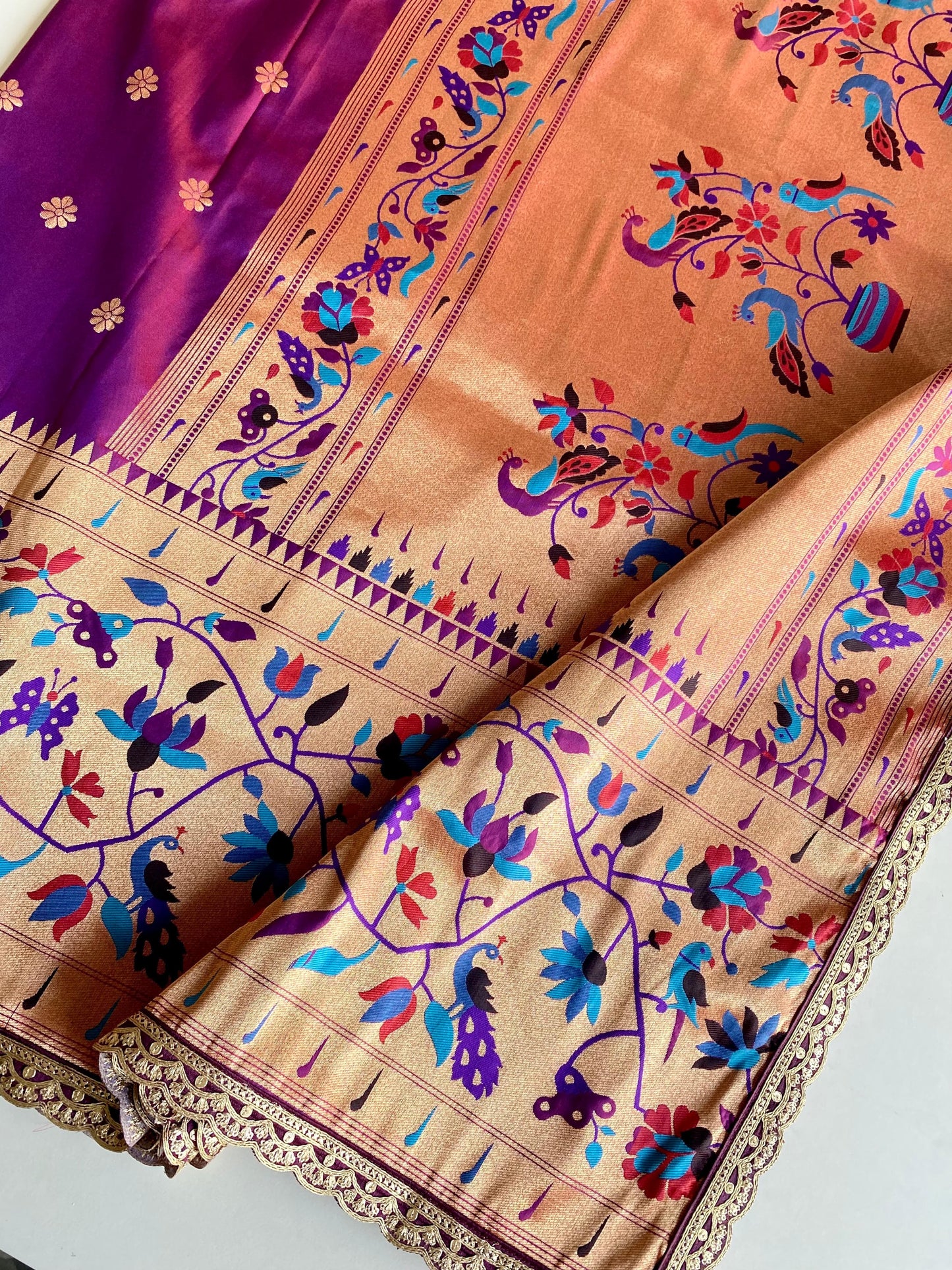 Peacock Paithani