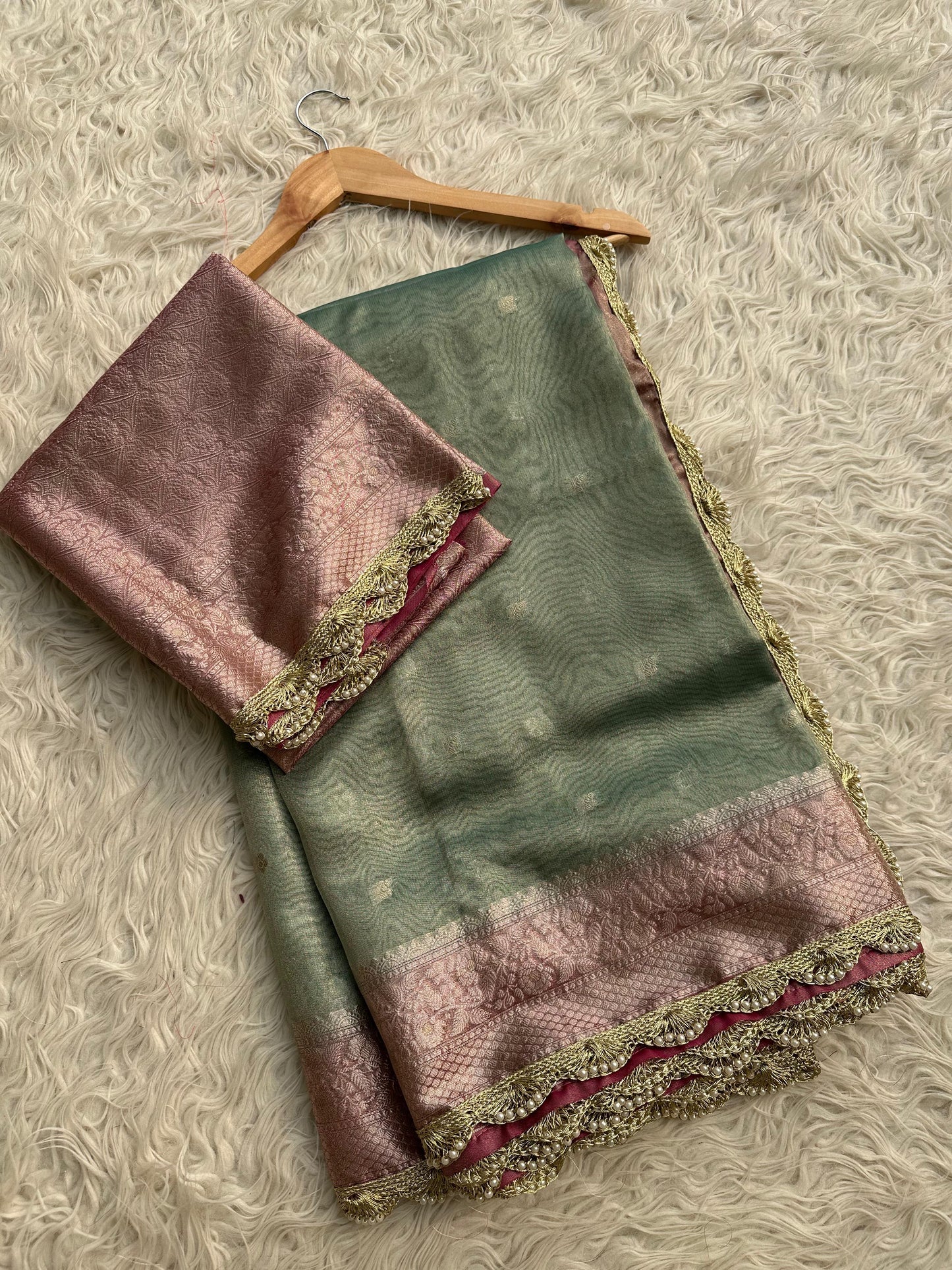 Jade Tissue Saree