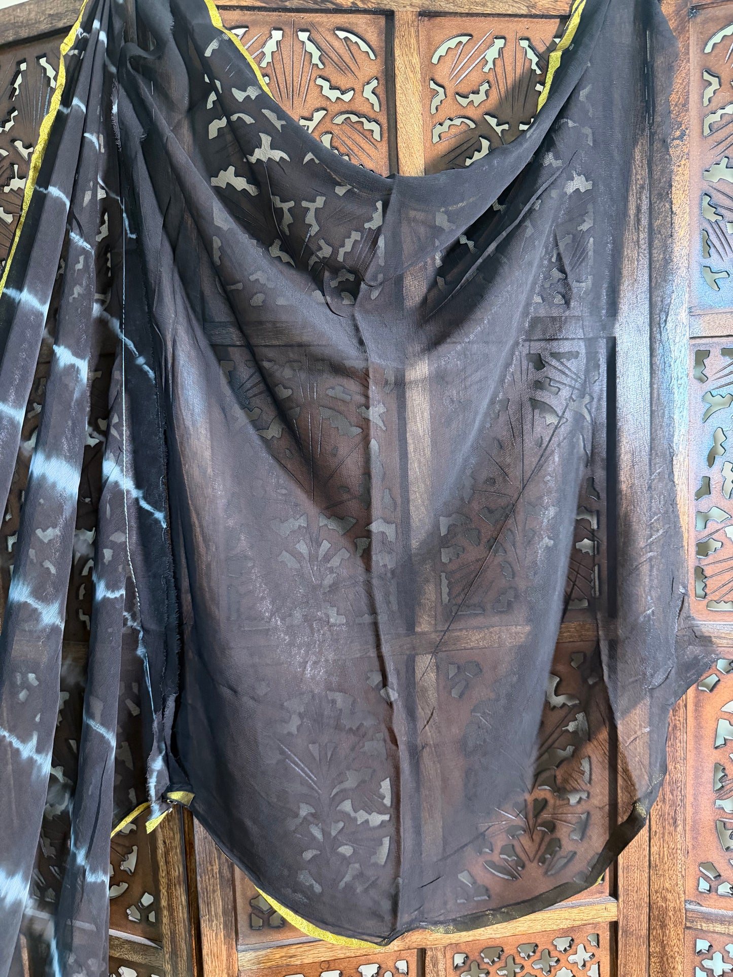 Myra Chiffon HandBlock Printed Saree