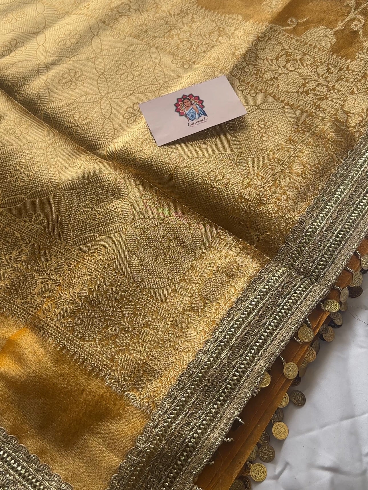 Orange Raaga Tissue Saree