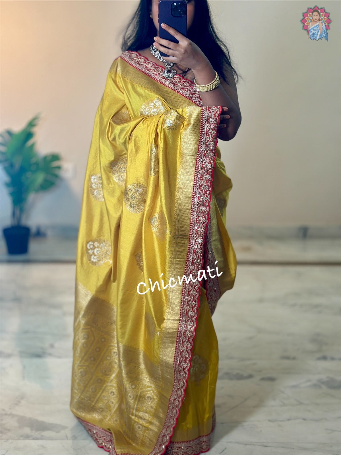 Golden Hour Saree