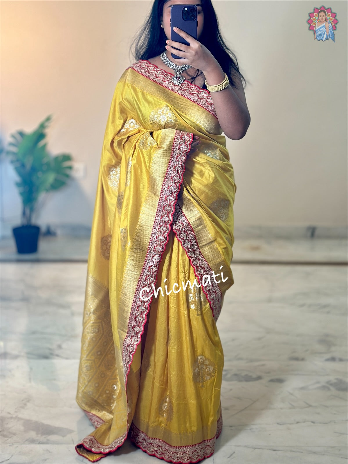 Golden Hour Saree