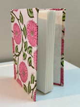 Load image into Gallery viewer, Pink flower Hardbound Notebook Journal
