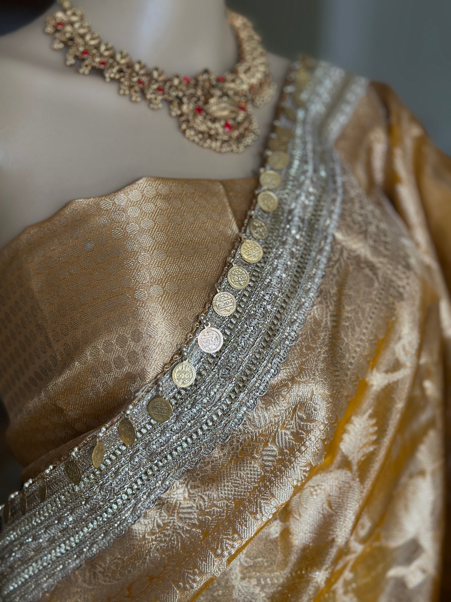 Orange Raaga Tissue Saree