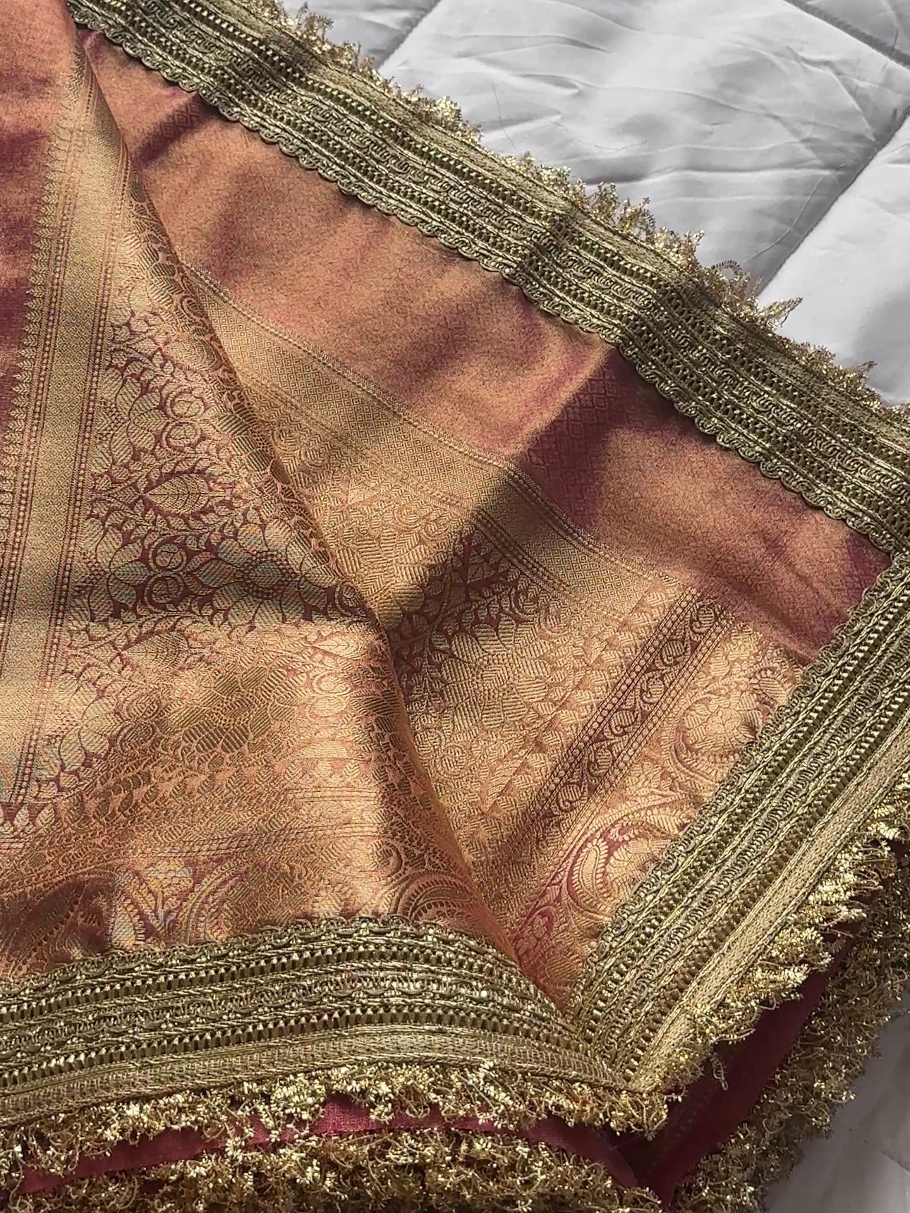 Blush Tissue Saree