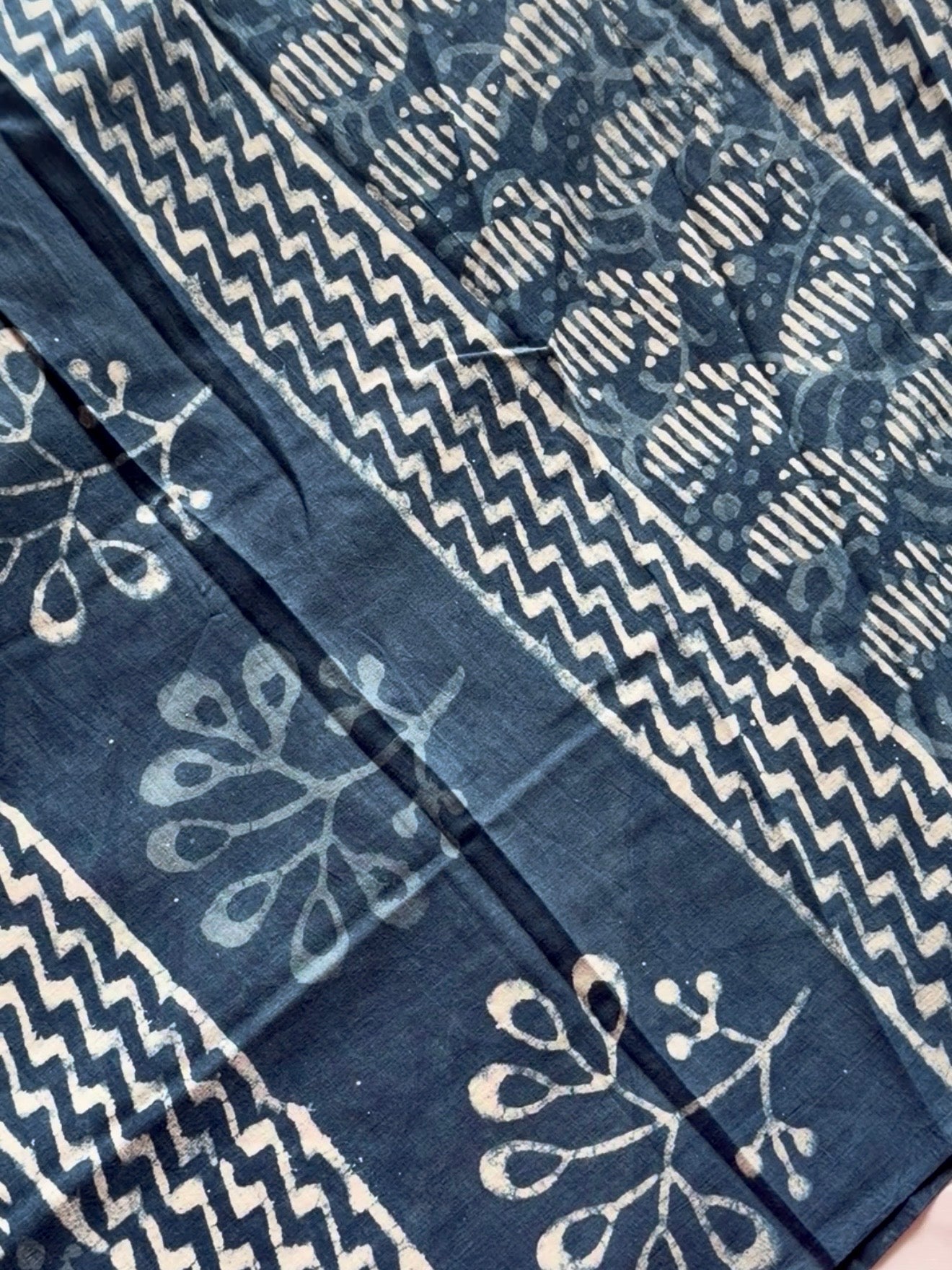 Indigo Pure Mulmul Cotton