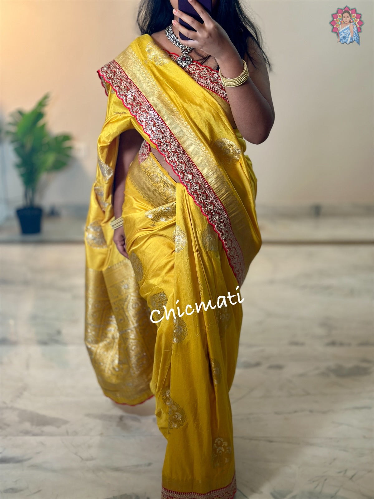 Golden Hour Saree