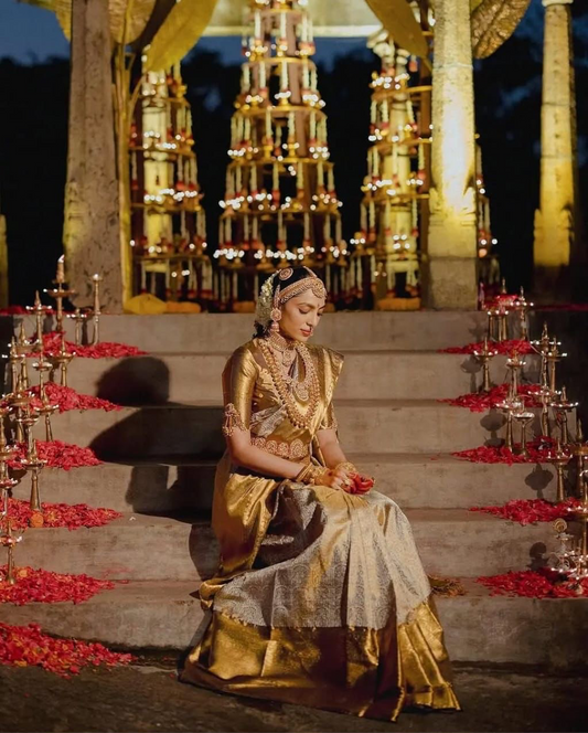 Sobitha Dhulipala kanjivaram saree