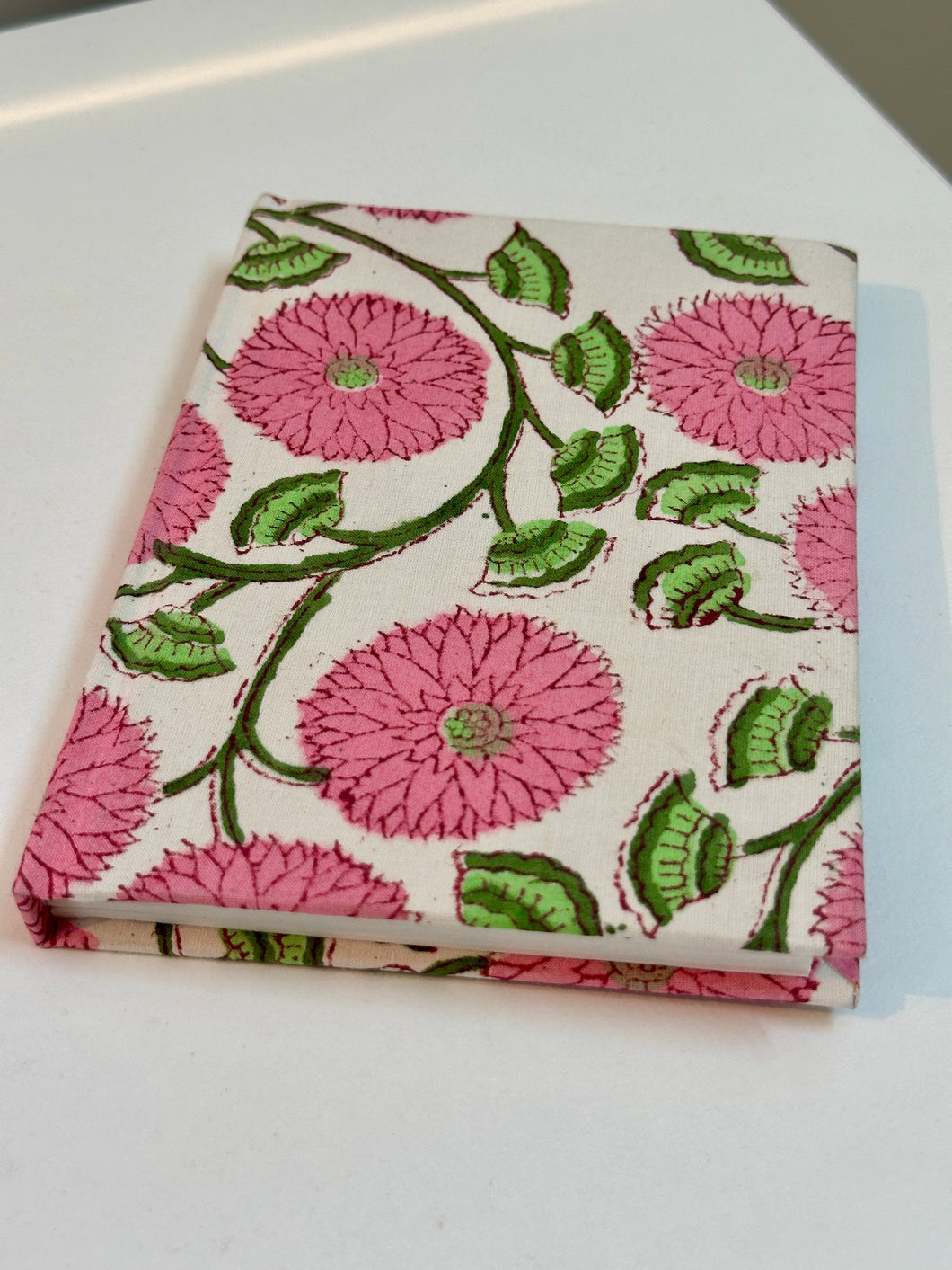 Pink flower Hardbound Notebook Journal