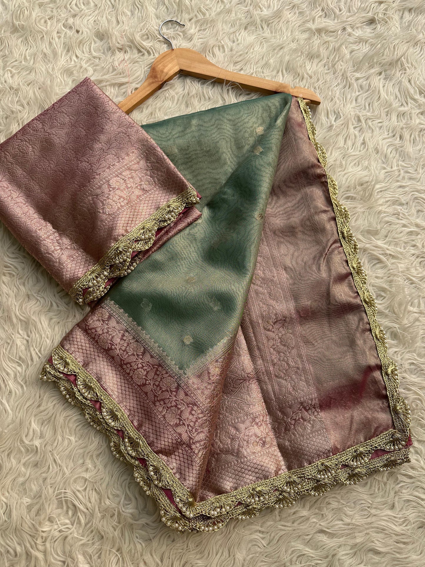 Jade Tissue Saree