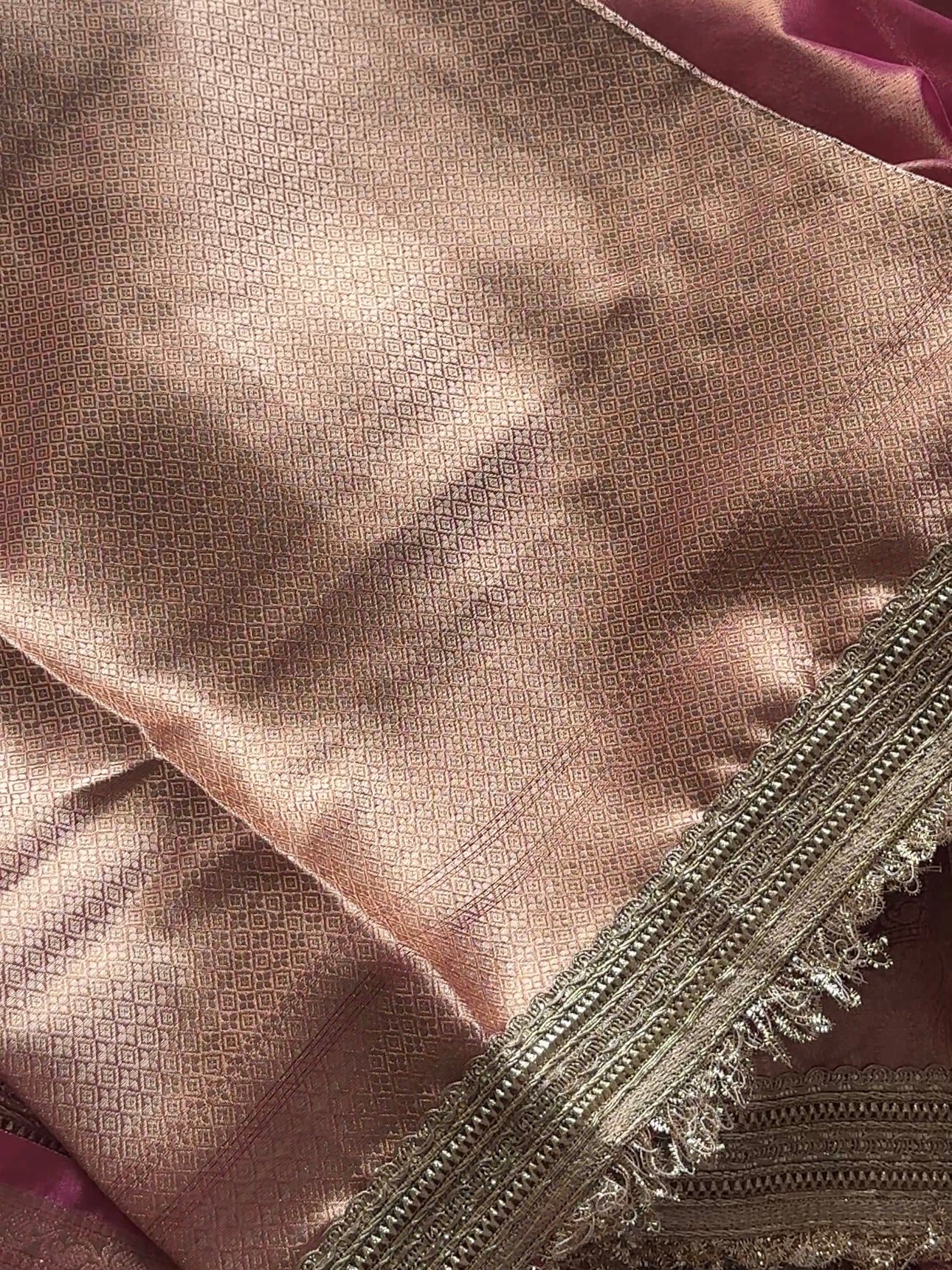 Blush Tissue Saree