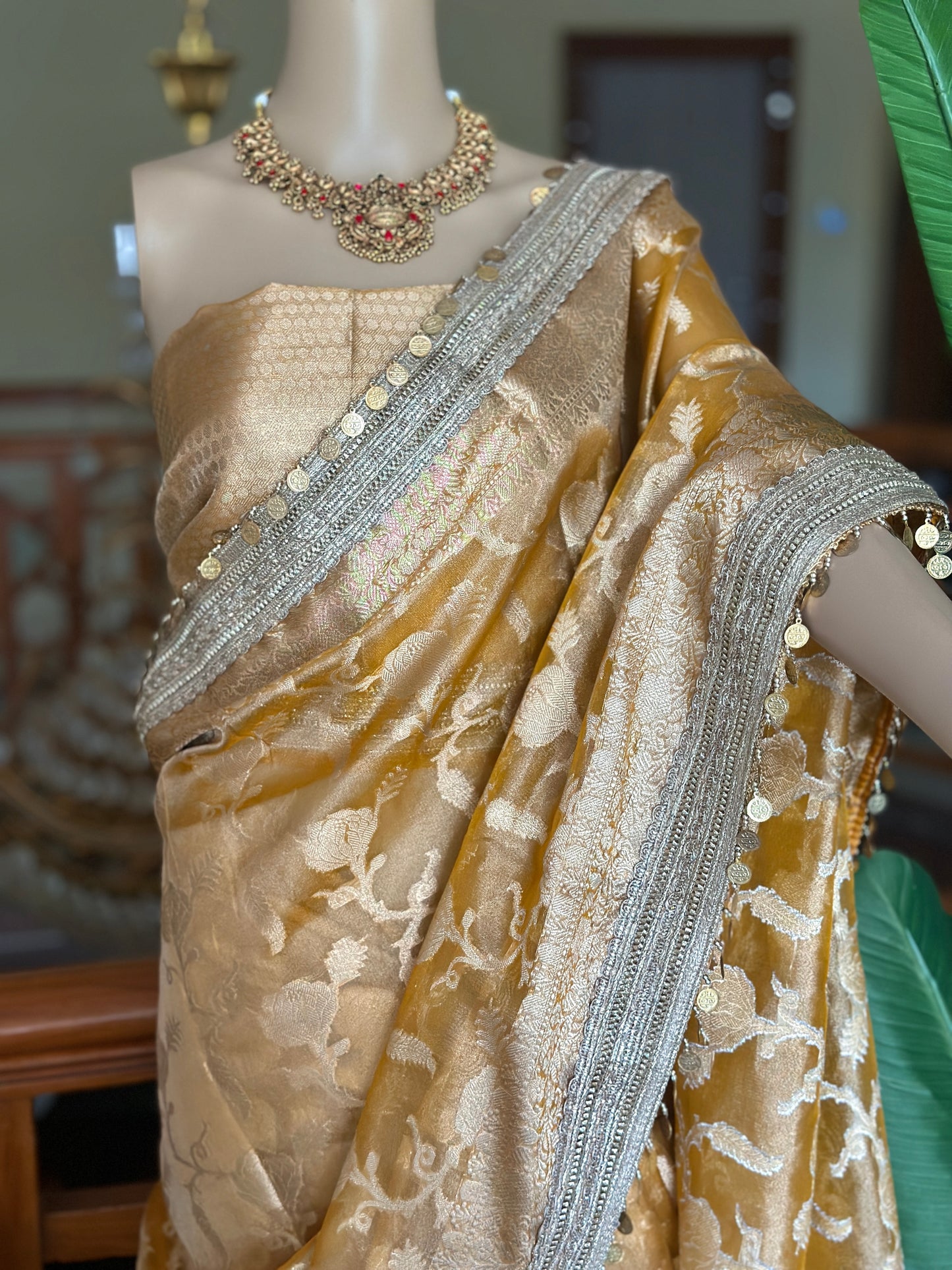 Orange Raaga Tissue Saree