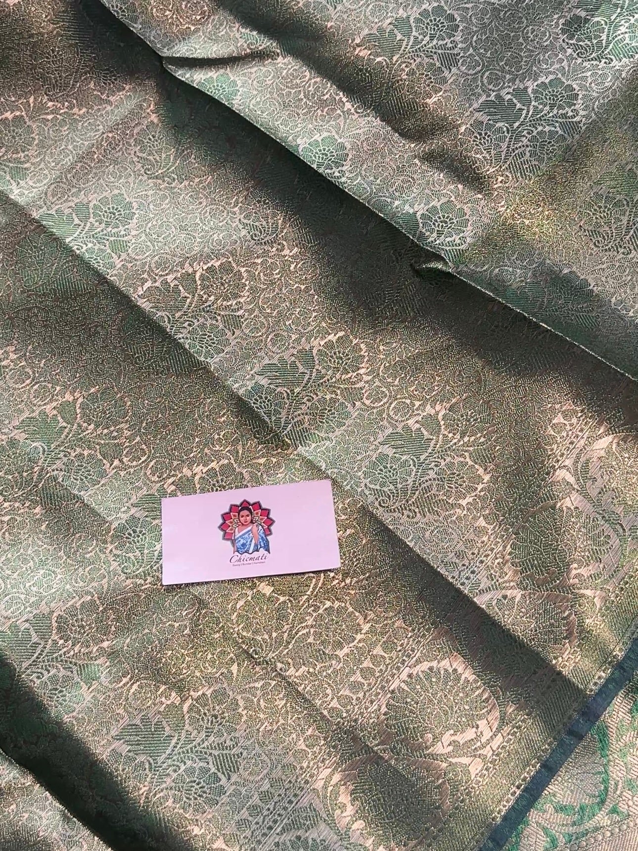 Emerald Tissue Saree