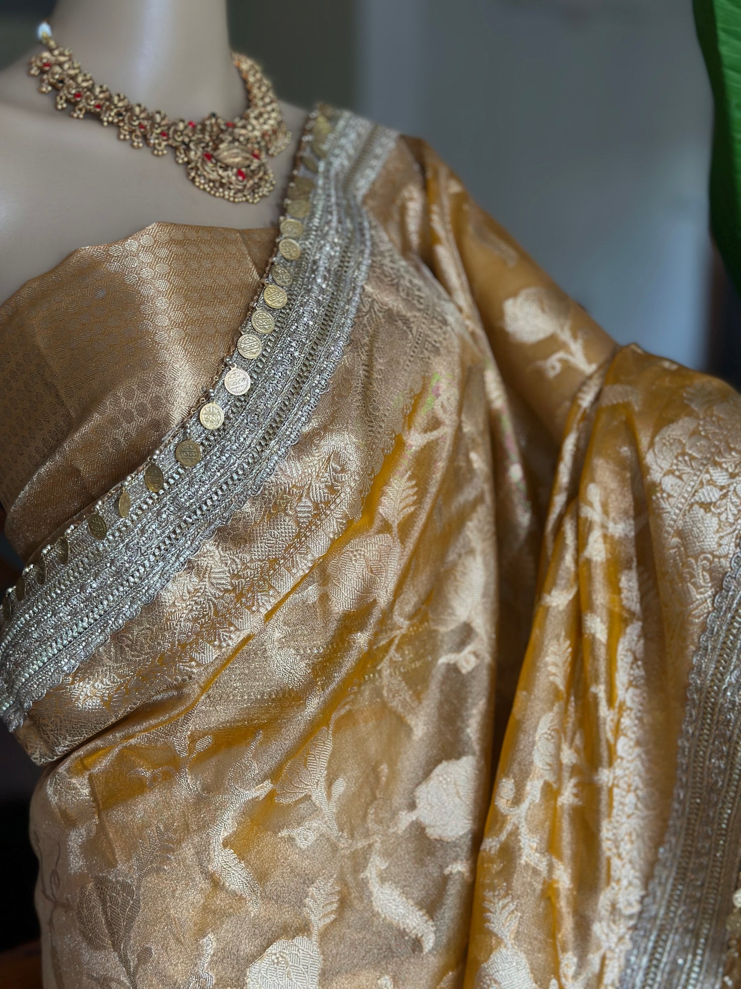 Orange Raaga Tissue Saree