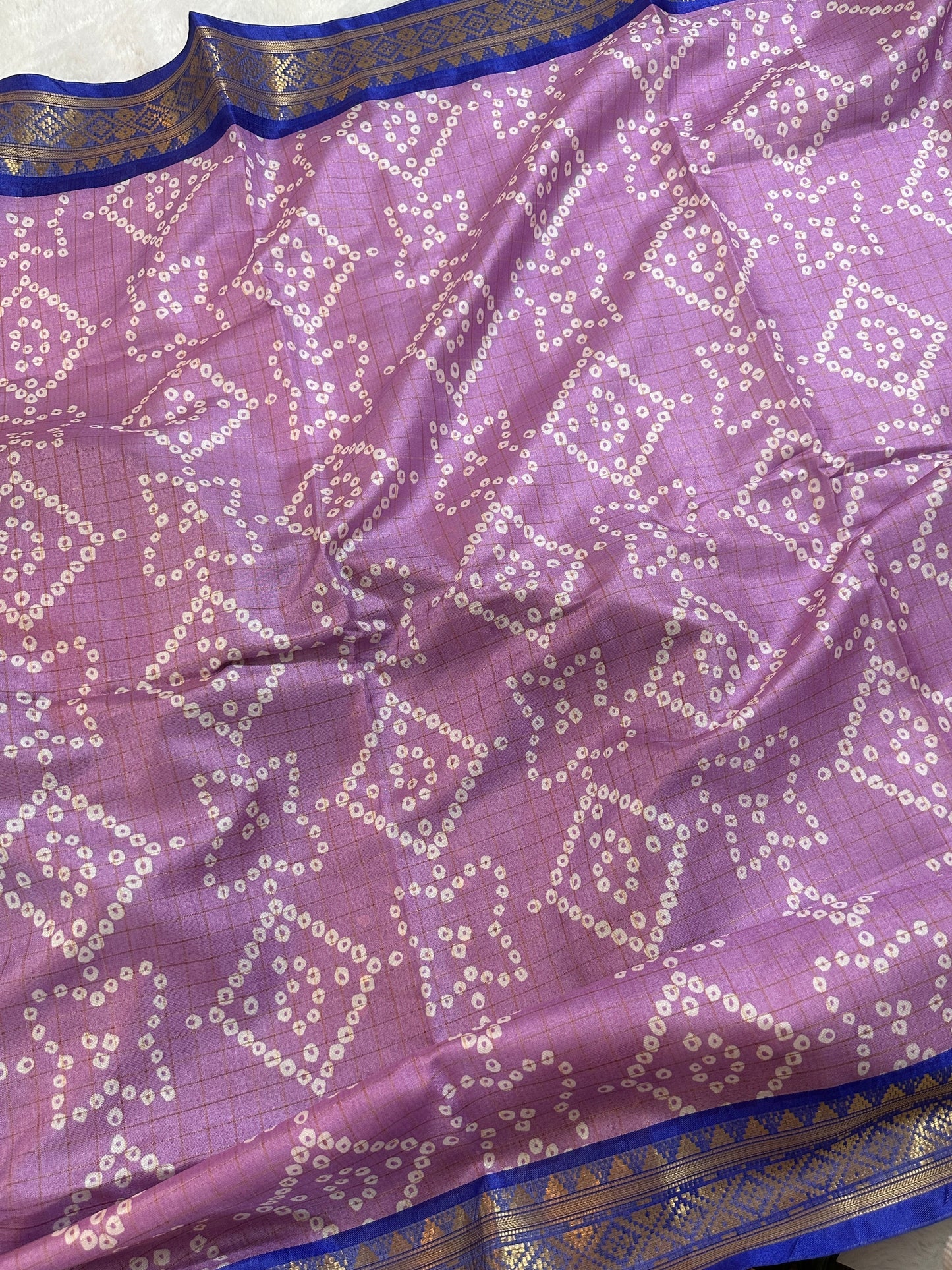 Bandhani kanjivaram Saree