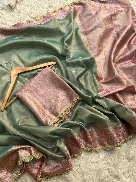 Jade Tissue Saree