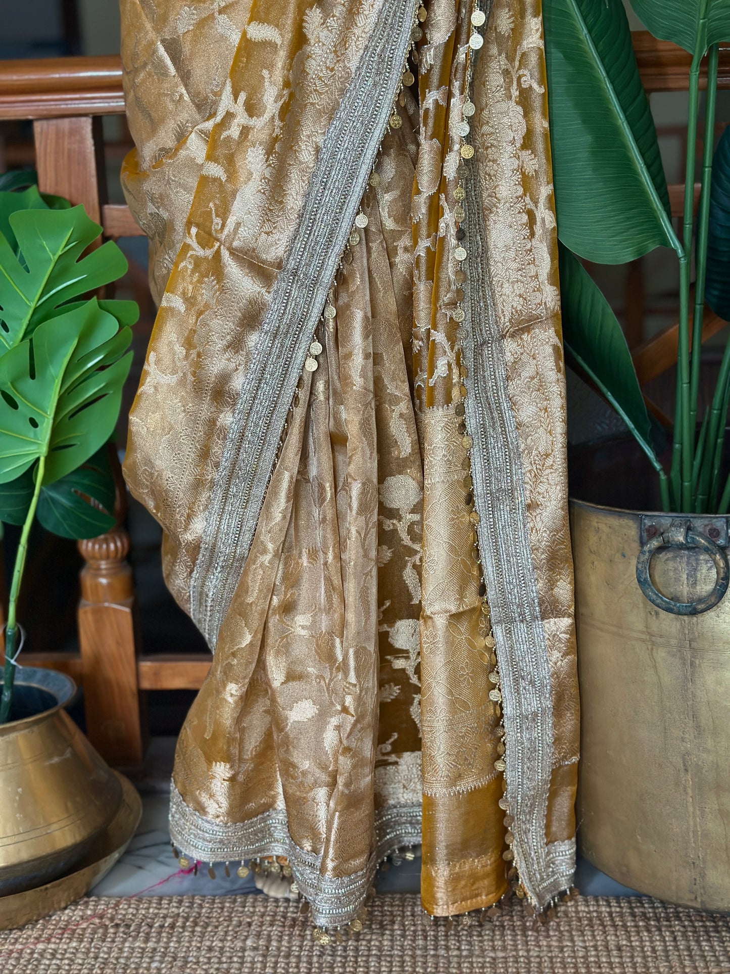 Orange Raaga Tissue Saree