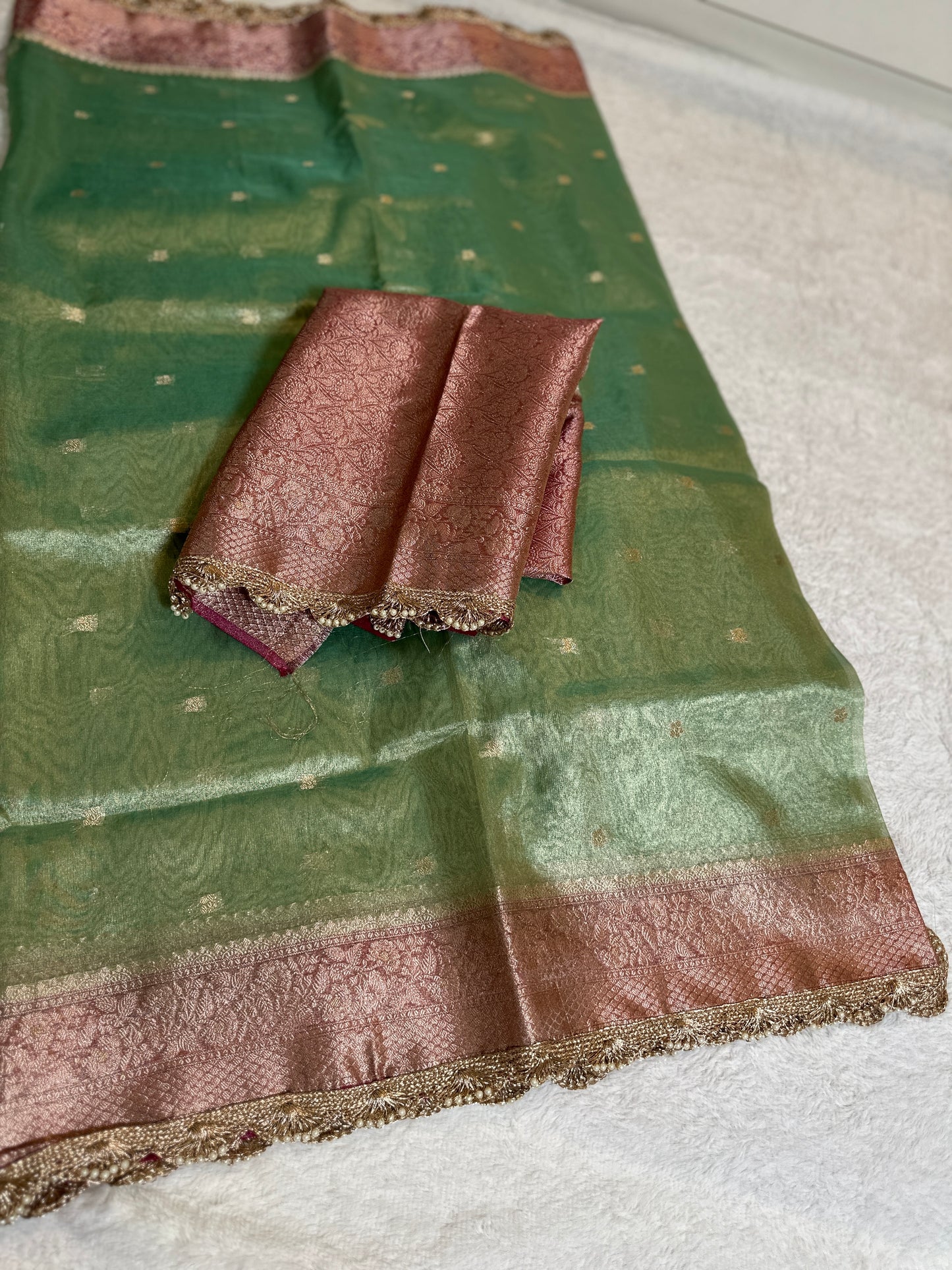 Jade Tissue Saree