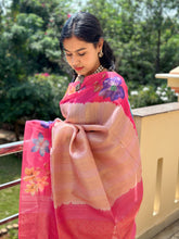 Load image into Gallery viewer, Pushpitha Pink Saree
