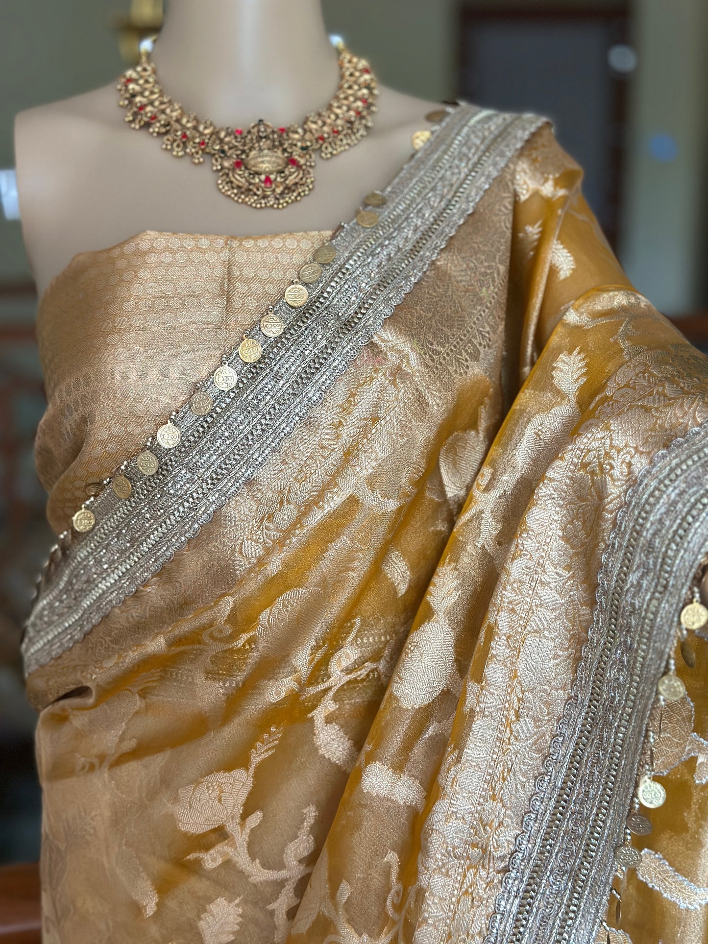 Orange Raaga Tissue Saree