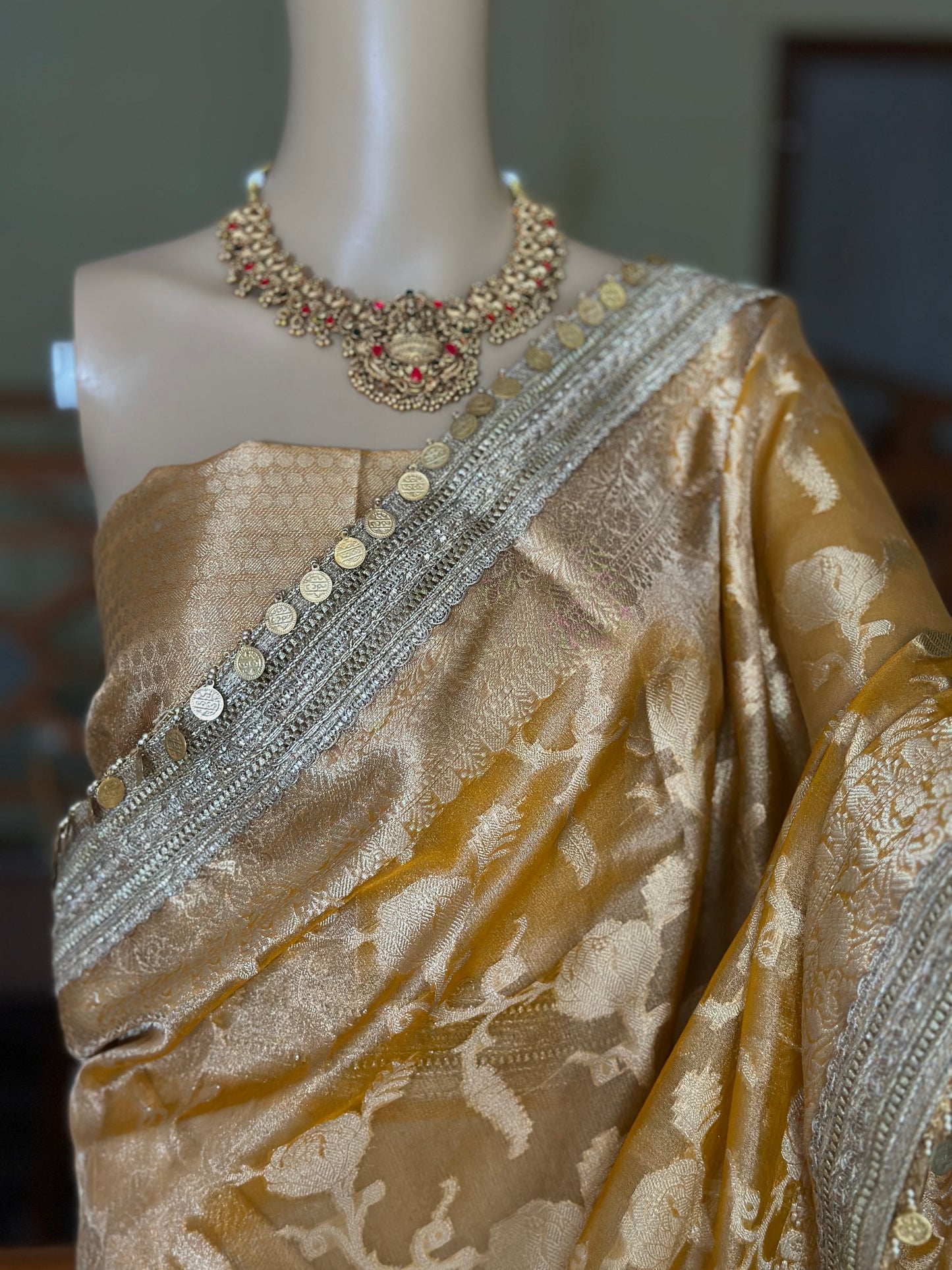 Orange Raaga Tissue Saree