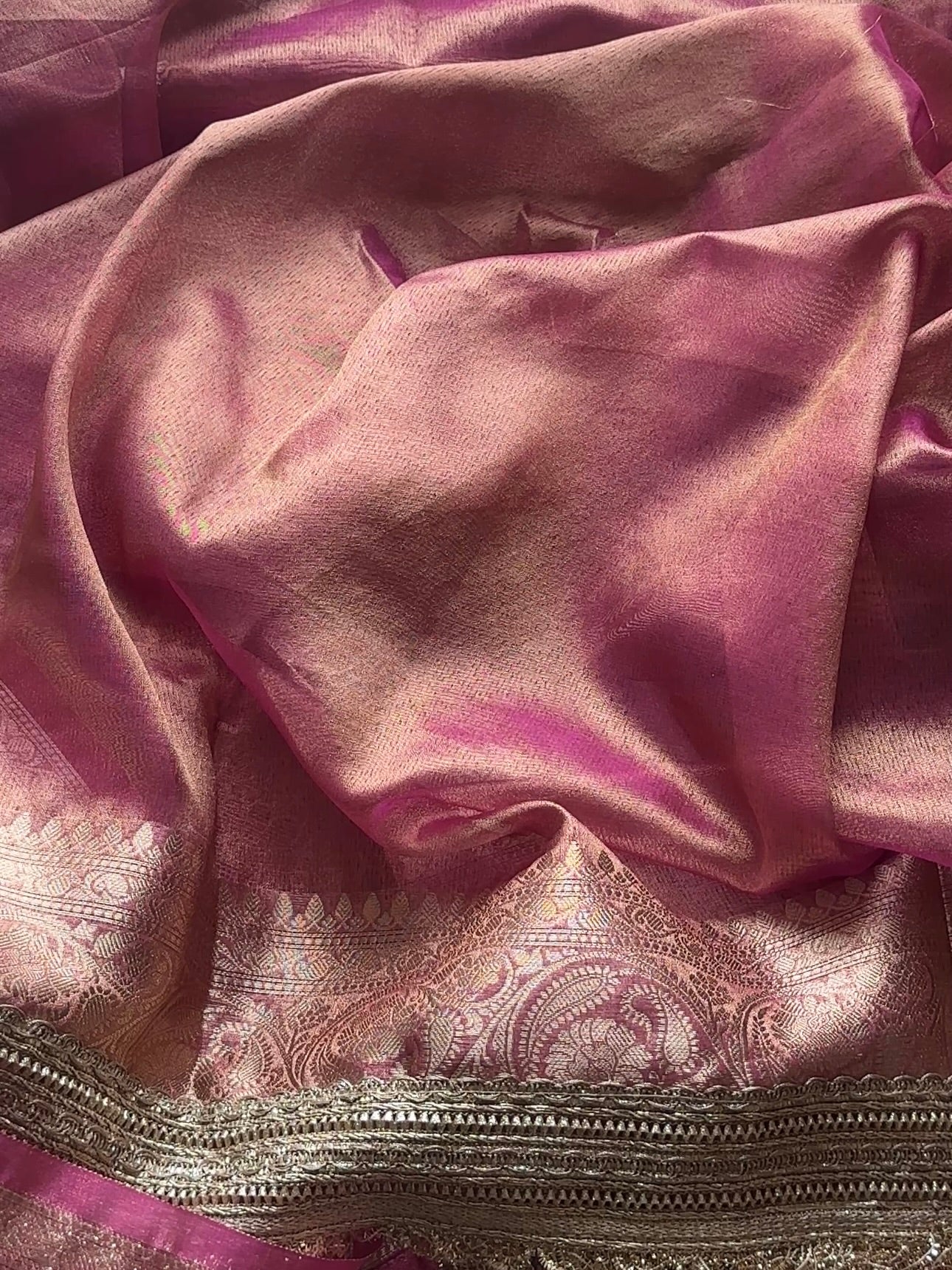 Blush Tissue Saree