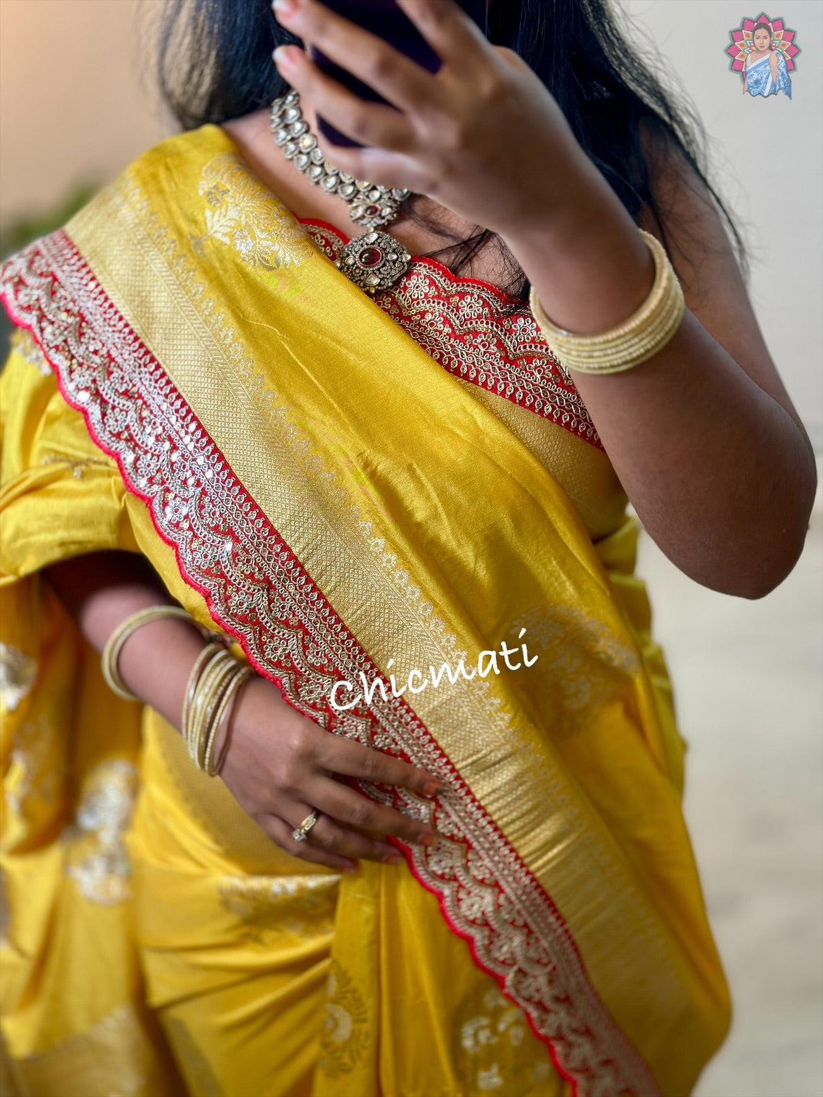 Golden Hour Saree