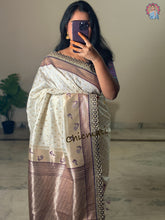 Load image into Gallery viewer, Peacock Parrot Silk Saree
