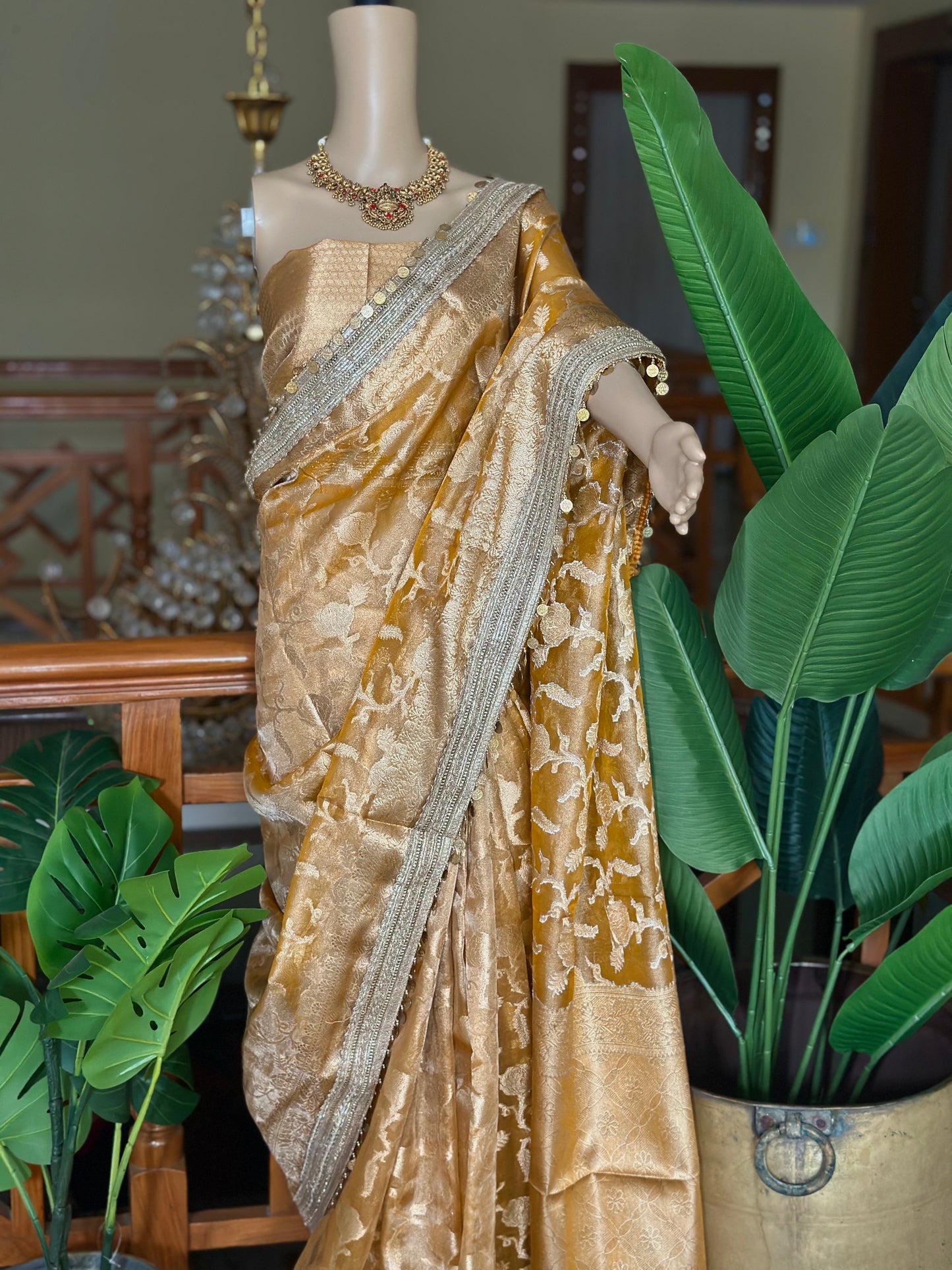 Orange Raaga Tissue Saree