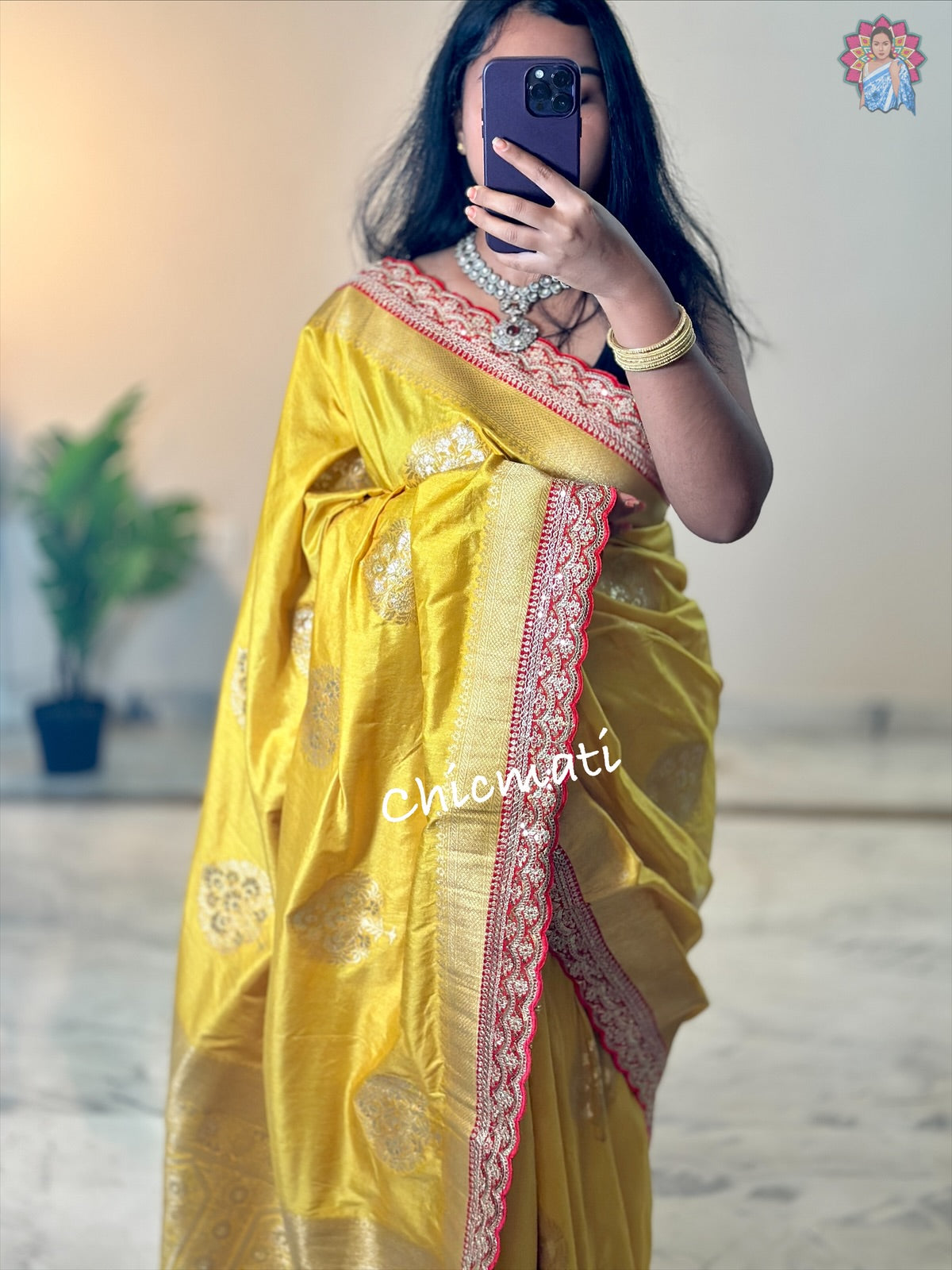 Golden Hour Saree