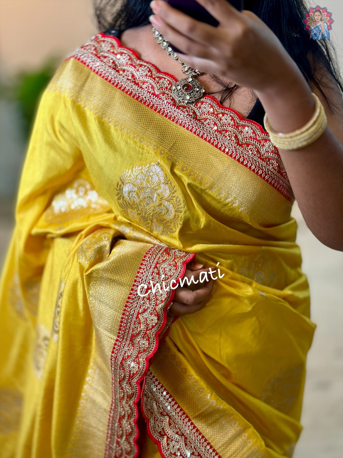 Golden Hour Saree