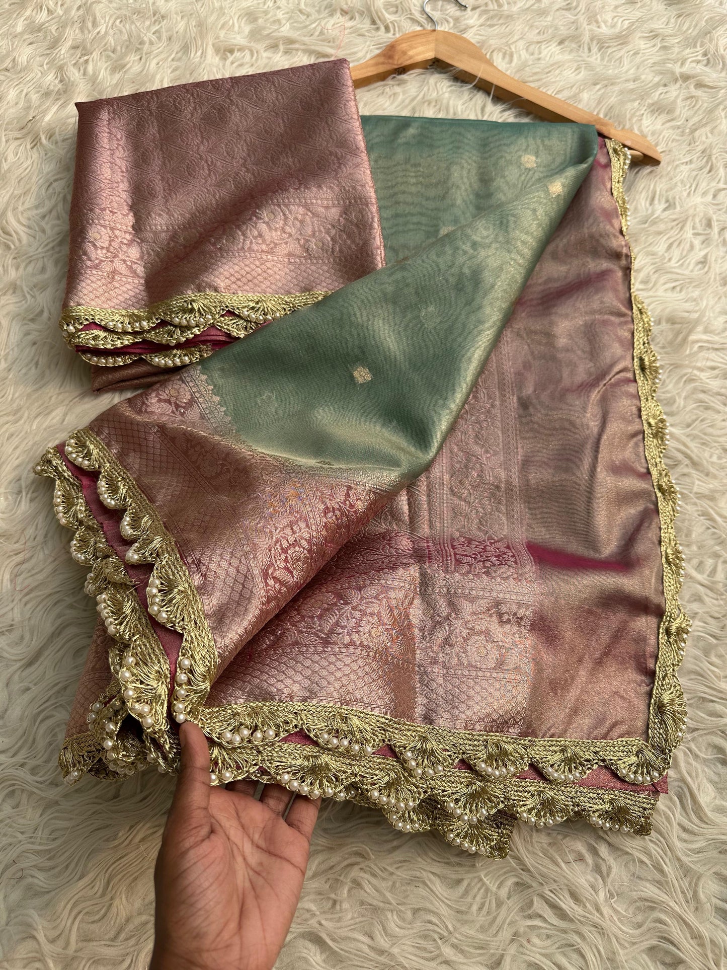 Jade Tissue Saree