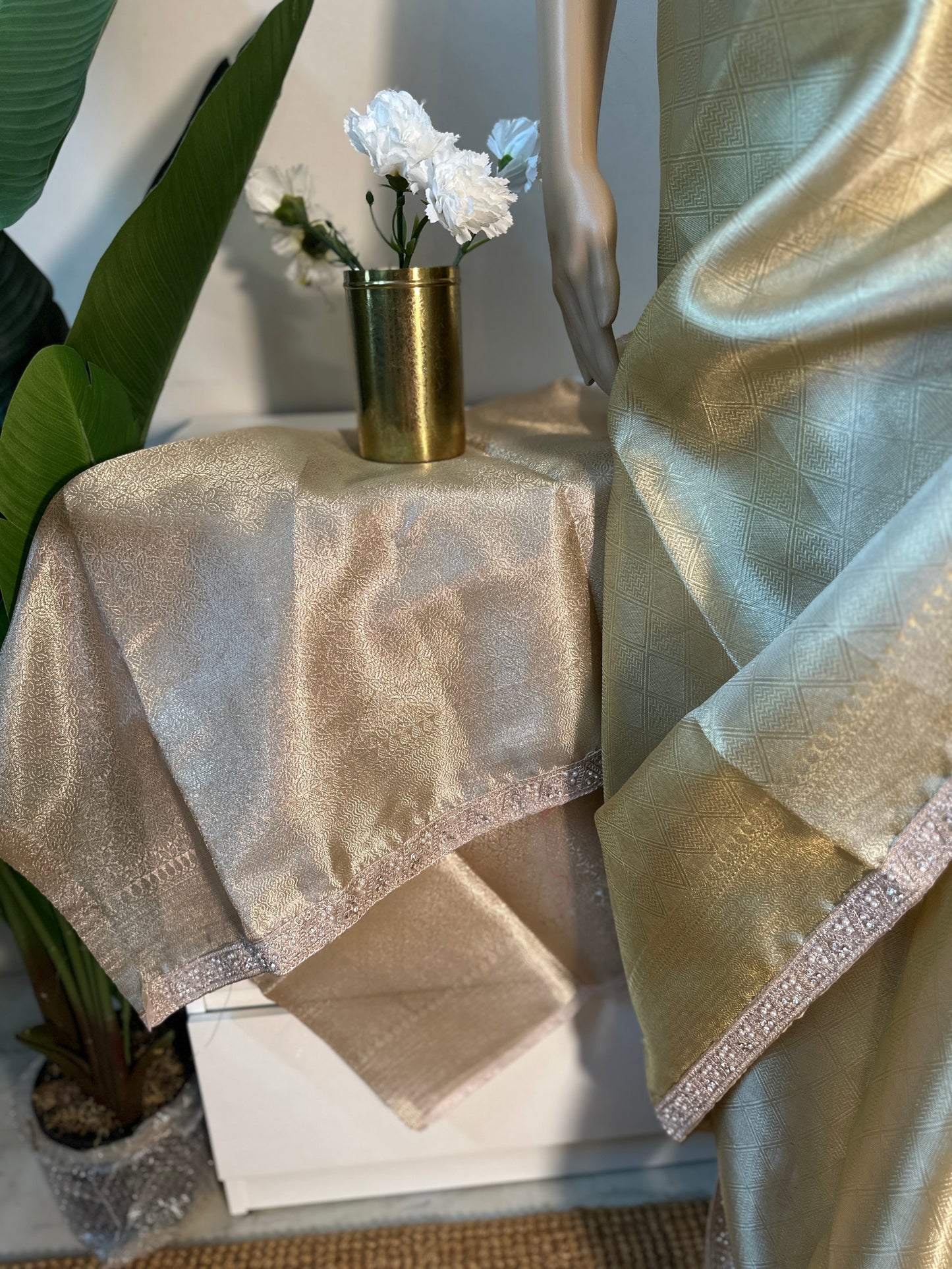 Rekha kanjivaram tissue saree