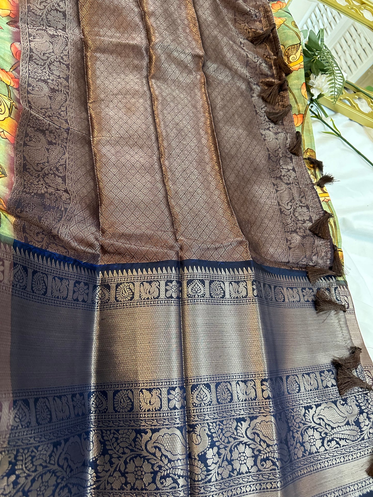 Kanchi pichwai saree