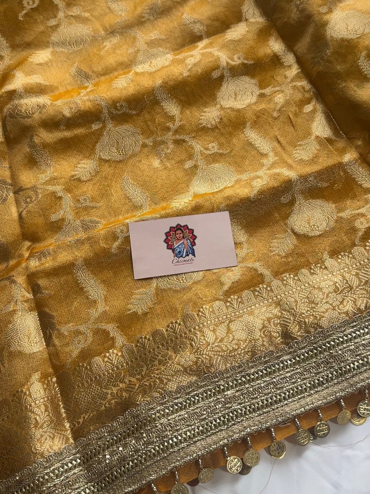 Orange Raaga Tissue Saree
