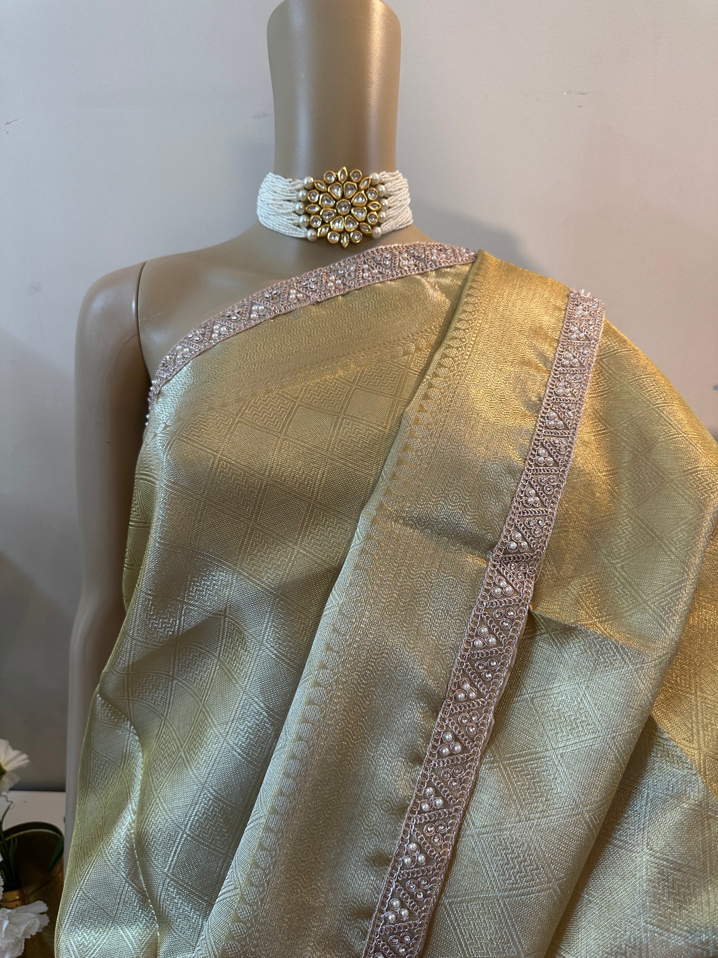 Rekha kanjivaram tissue saree