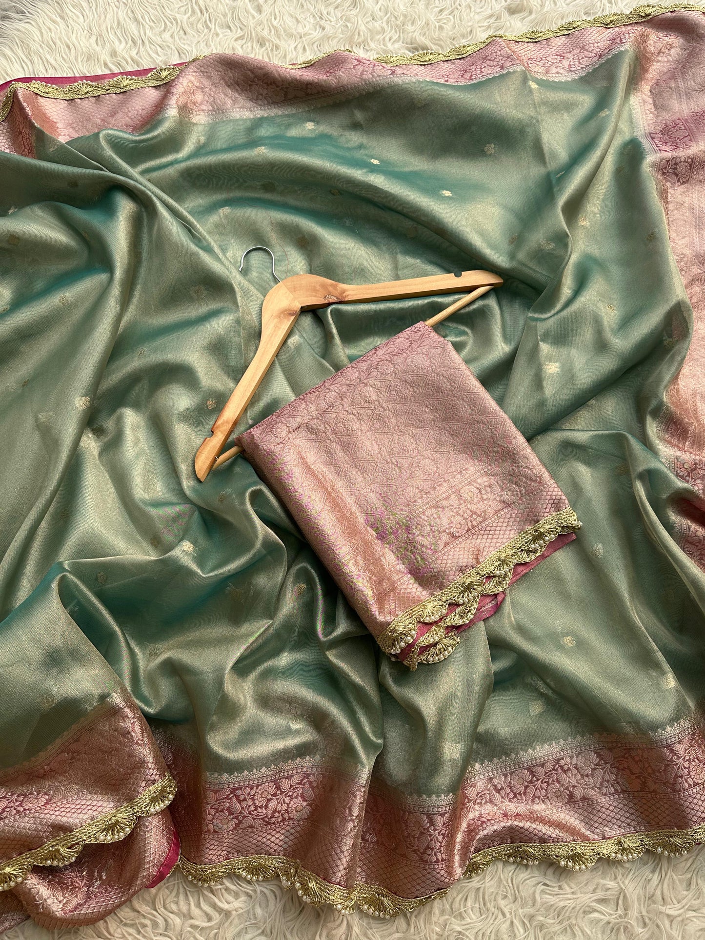 Jade Tissue Saree