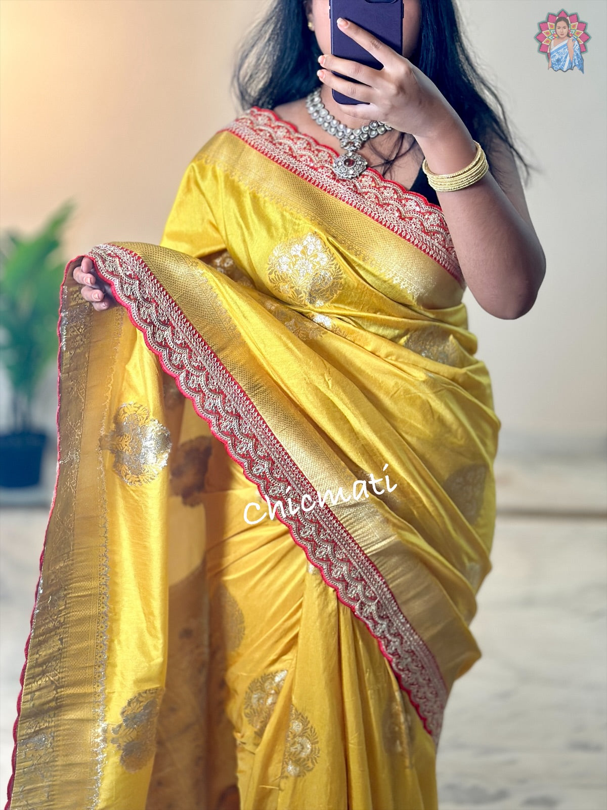 Golden Hour Saree