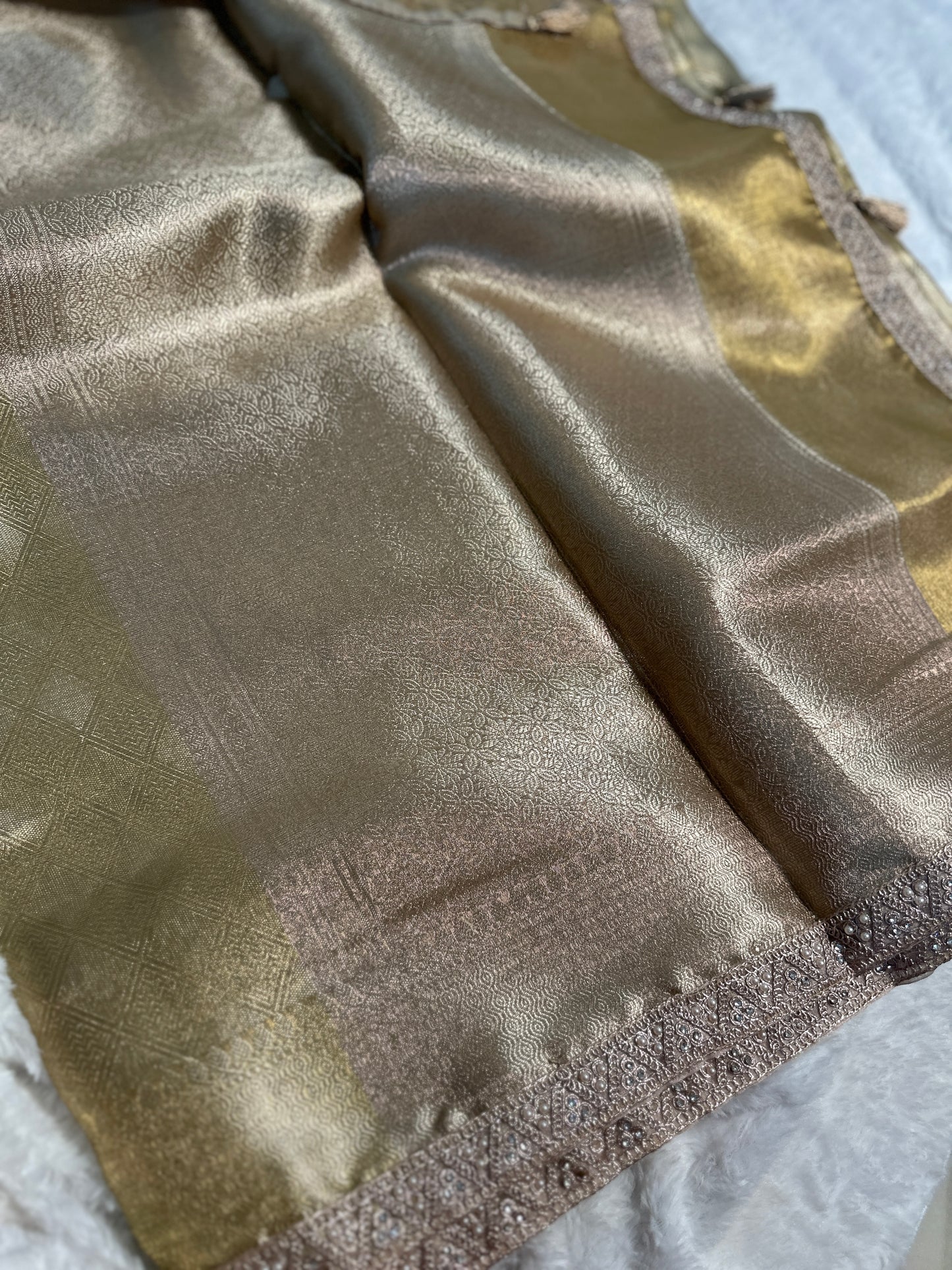 Rekha kanjivaram tissue saree