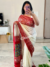 Load image into Gallery viewer, Chikankari Patola Saree
