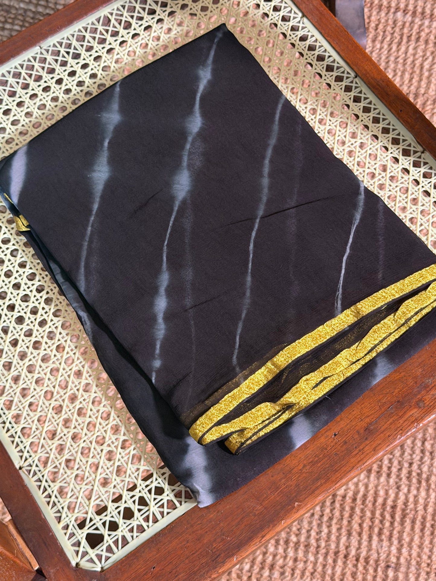 Myra Chiffon HandBlock Printed Saree